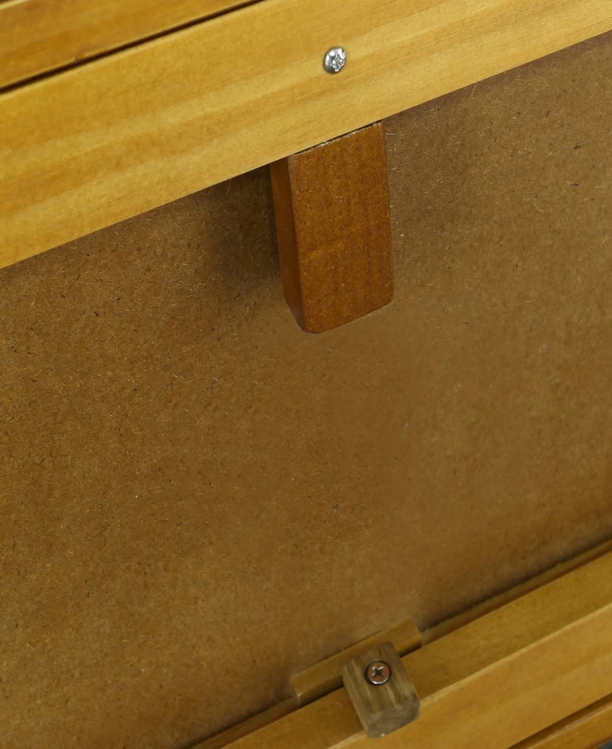 Casual Home Kennedy Console Table with Concealed Drawer, Concealment Furniture, Warm Brown