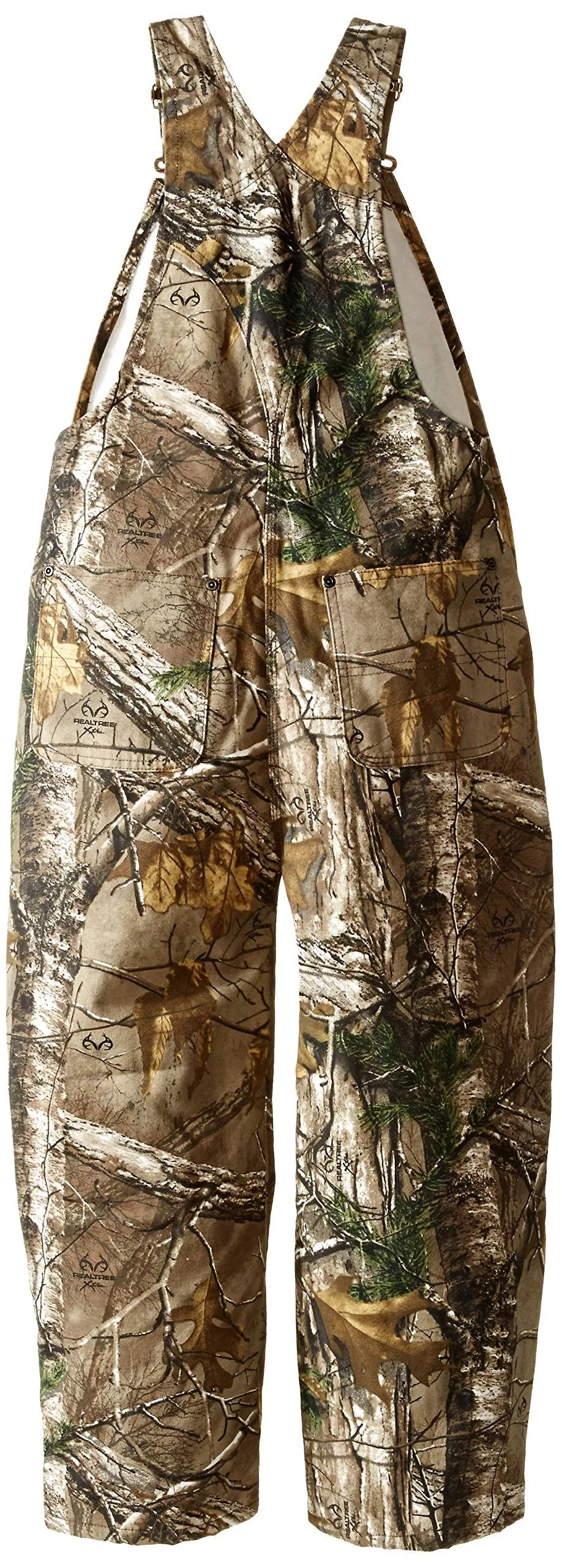 Carhartt Washed Camo Bib Overalls