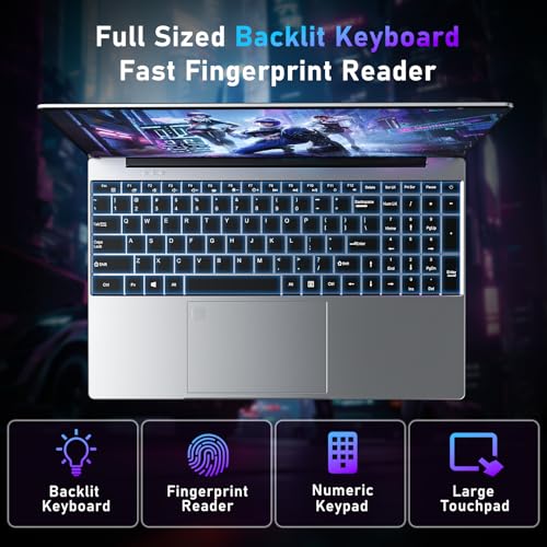 Gaming Laptop,15.6 Inch Laptop Computer,32GB RAM 1TB SSD,AMD Ryzen 5 7430U (up to 4.3Ghz,Beat 5700U),AMD Radeon Graphics,15.6&rdquo