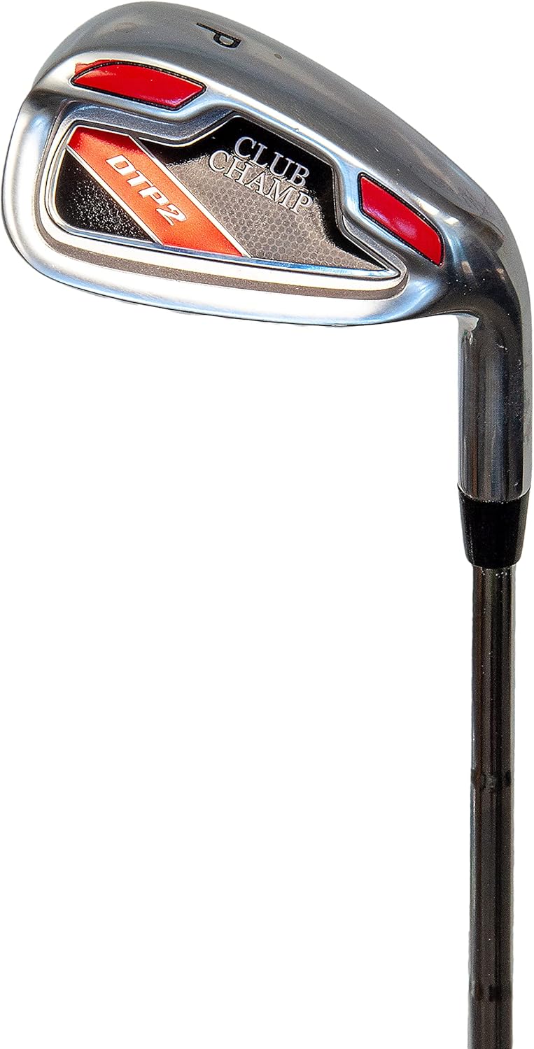 Club Champ DTP2 Men's 12 Piece Golf Package, Black/Red