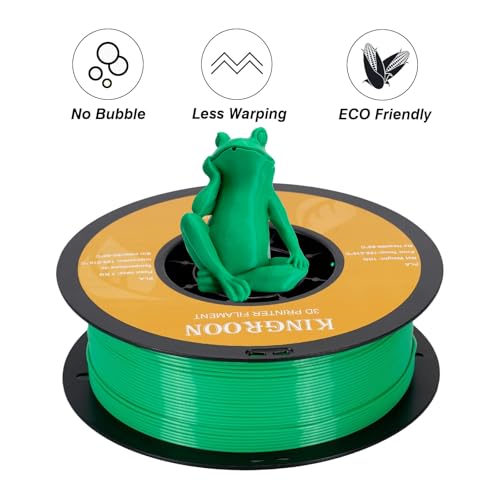Kingroon PLA 3D Printer Filament, 12Rolls, Dimensional Accuracy +/- 0.03 mm, 12kg Spool(26.4lbs)