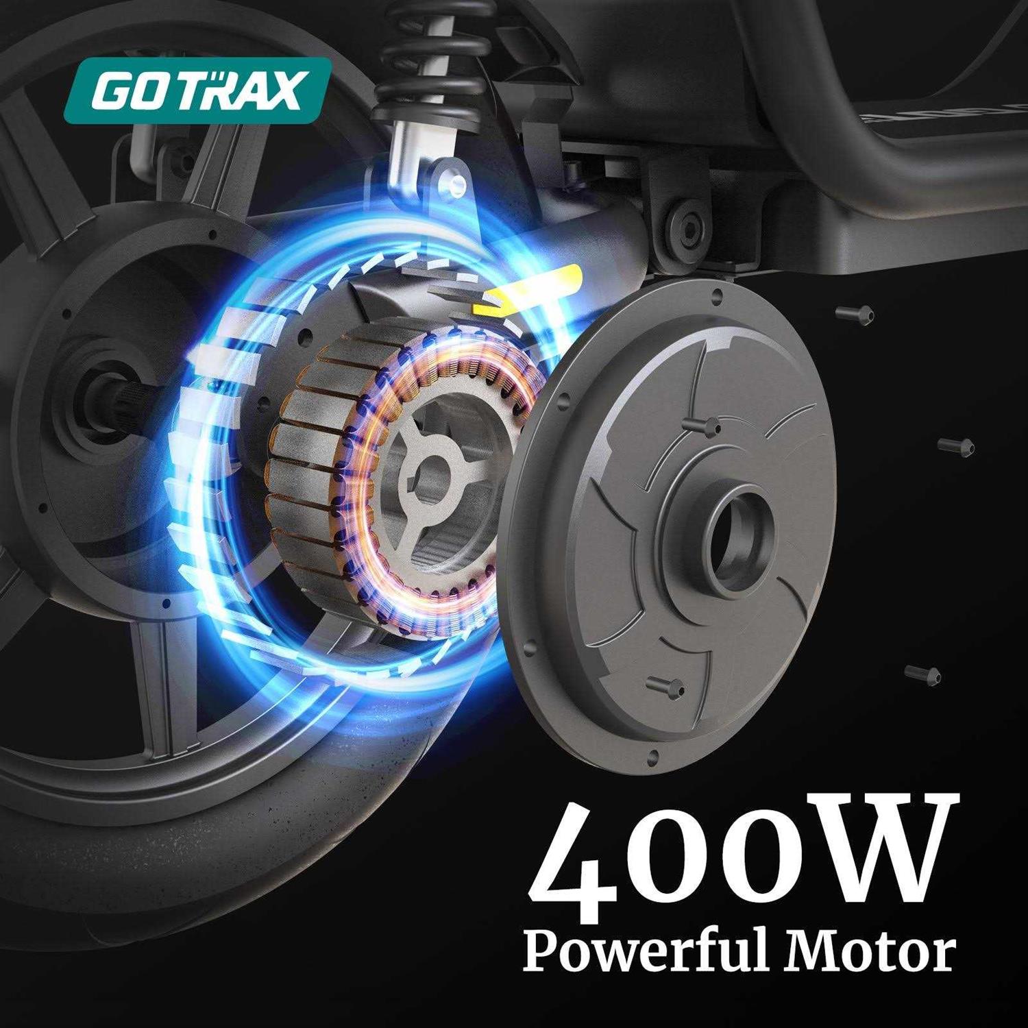 Gotrax Flex Electric Scooter with Seat for Adult 18.6Miles Range&amp;15.5Mph Power by 400W Motor - Sports Supplies Online Store