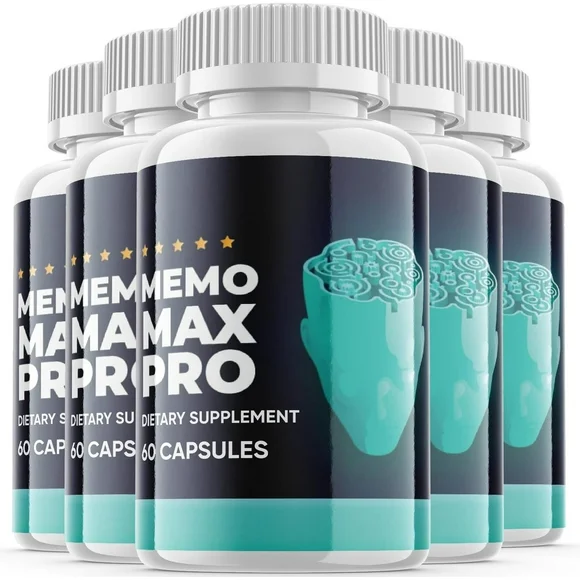 (5 Pack) Memo Max Pro - Brain Boost Supplement - Dietary Supplement for Focus, Memory, Clarity, & Energy