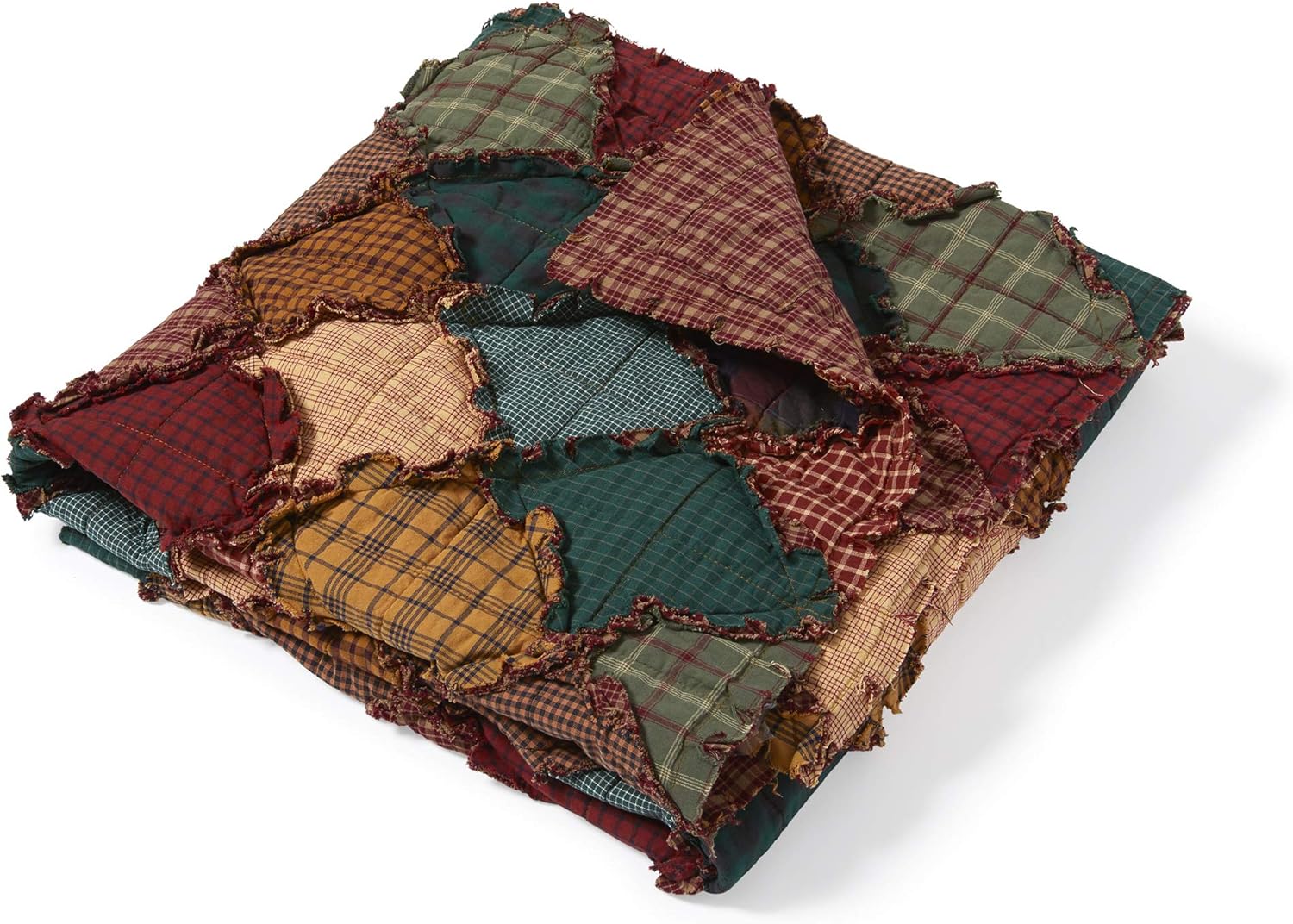 Throw Blanket - Campfire by Donna Sharp - Lodge Decorative Throw Blanket with Patchwork Pattern
