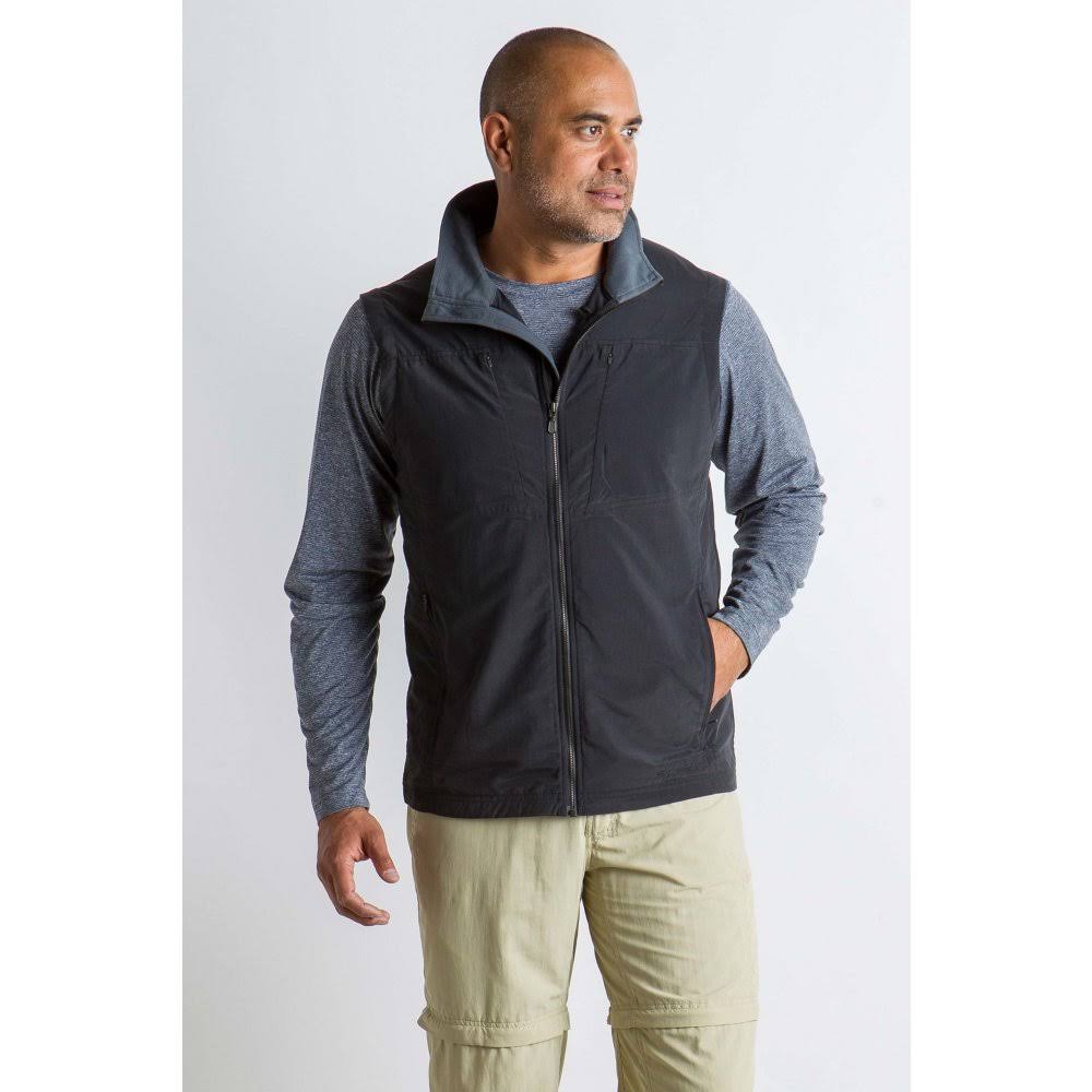 ExOfficio Men&s Sol Cool FlyQ Vest - L - Black