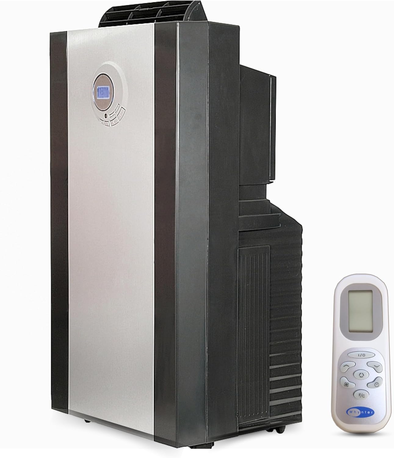 Whynter ARC-143MX 14,000 BTU (9,456.1 BTU SACC) Dual Hose Cooling Portable Air Conditioner, Dehumidifier, and Fan with 3M Filter Storage Bag