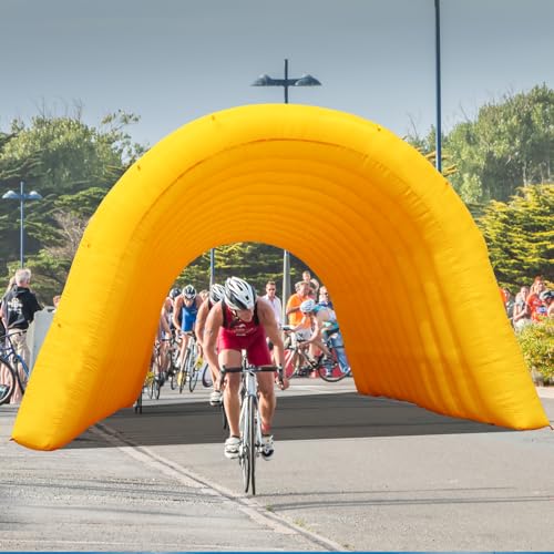 Inflatable Tunnel Sports Tunnel Entrance with Blower Football Tunnel Tent Entryway for Business Advertise Party Exhibition Promotion Street,Shop