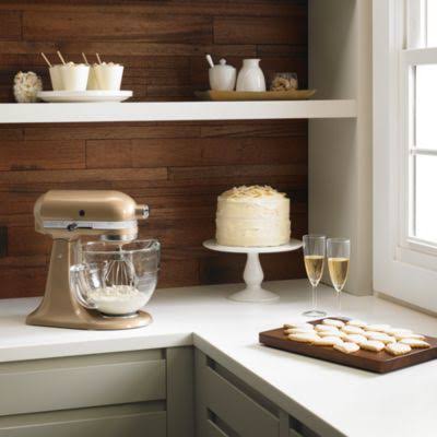 KitchenAid KSM155GBEB Artisan Design Series Electric Blue 5 Quart Stand Mixer with Glass Bowl