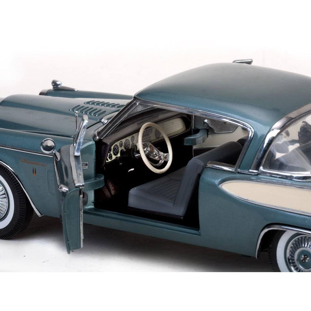 1957 Studebaker Golden Hawk Woodsmoke Gray 1/18 Diecast Model Car by Sunstar
