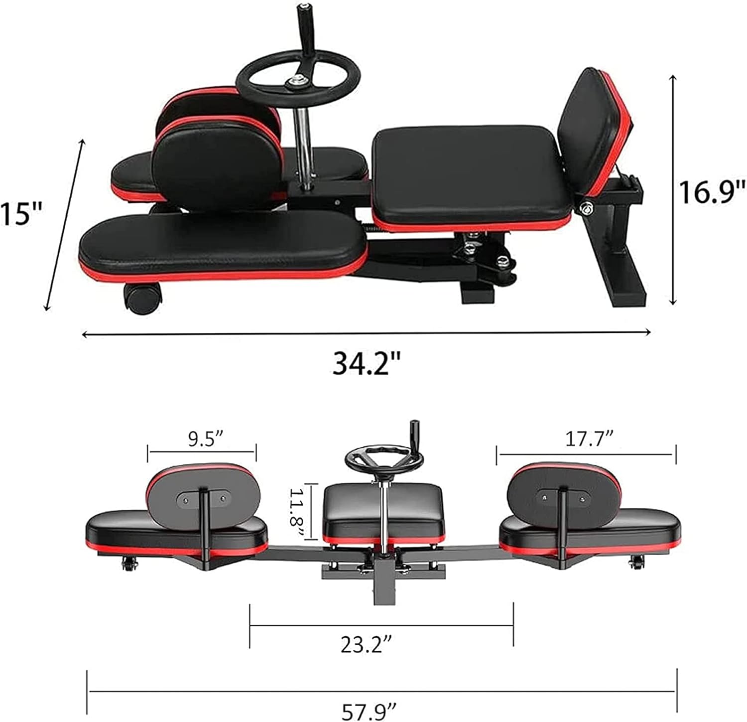 NArra Leg Stretcher Machine, Adjustable Leg Stretch Training Machine