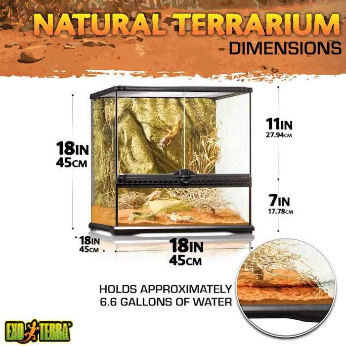 Exo Terra Glass Terrarium - Pet Supplies online store