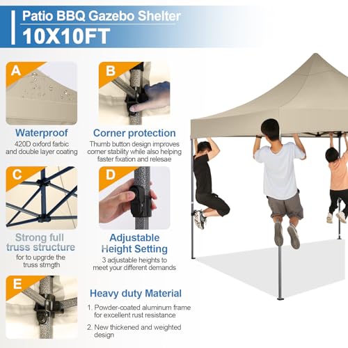 COBIZI 13x26 Pop Up Tent 13x26 Canopy with Sidewalls Heavy Duty Canopy Party Tent for Parties