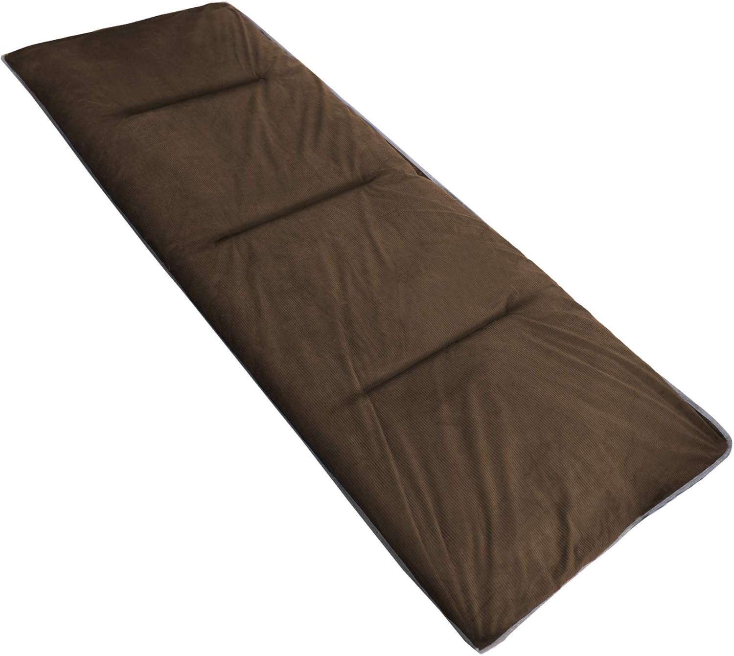 REDCAMP Cot Pads for Camping, Soft Comfortable Cotton Sleeping Cot Mattress Pad 75"x29", Grey and Navy Blue