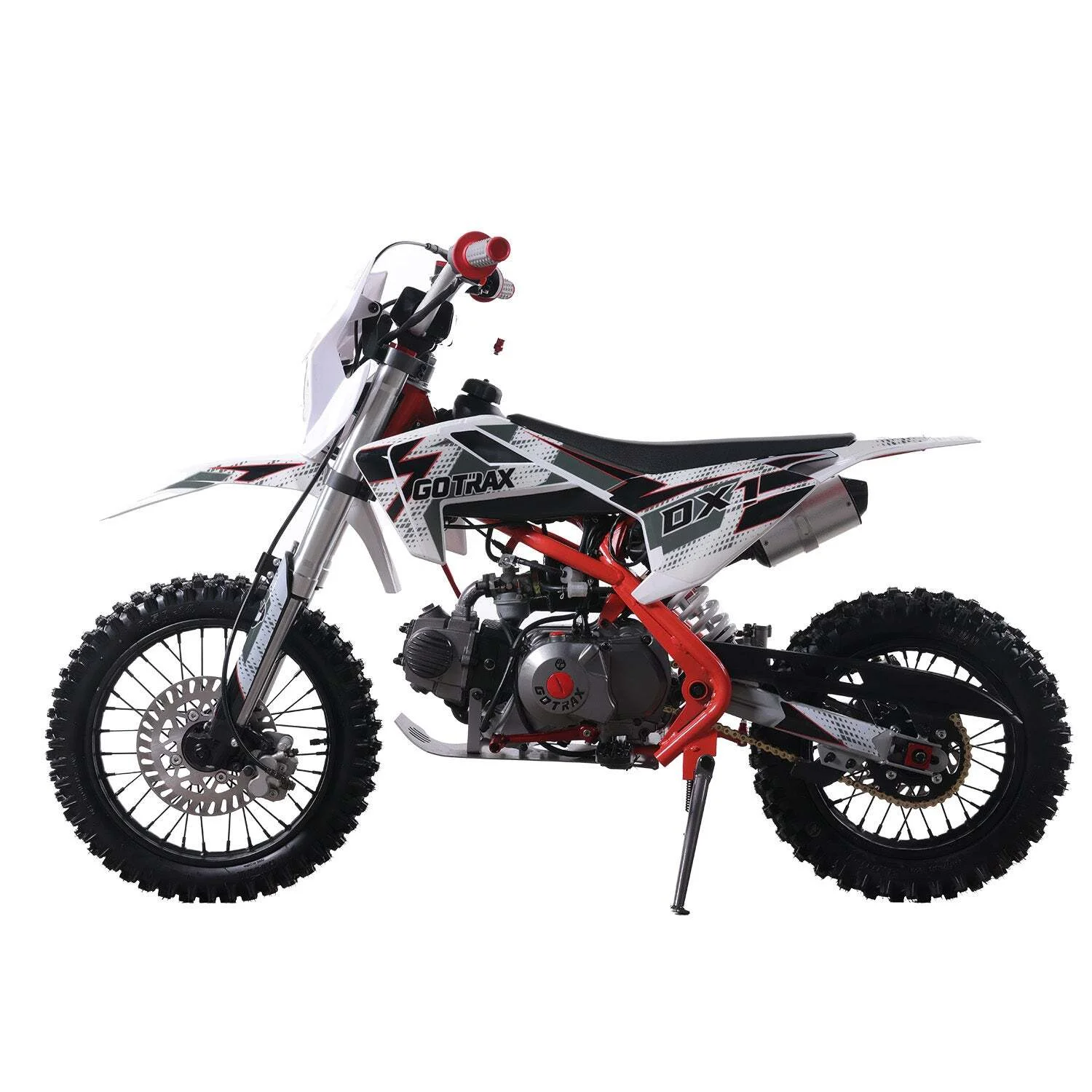 GOTRAX DX1 Electric Dirt Bike for Kids, 110cc Engine 38mph Dirt Bike for Riders 8+