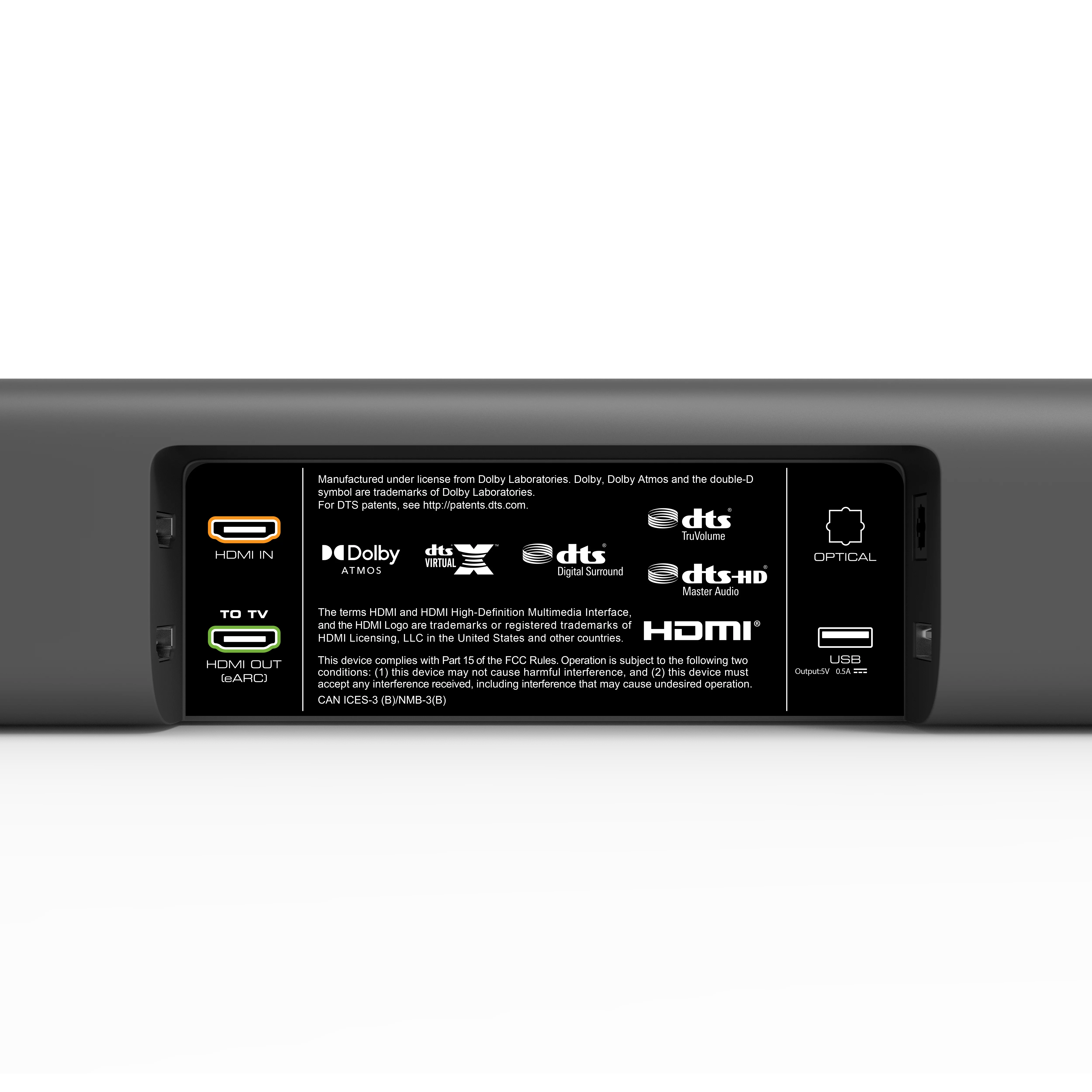 VIZIO M-Series 2.1 Premium Sound Bar with Dolby Atmos, DTS:X, Wireless Subwoofer M215a-J6