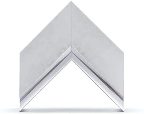 Deco TV Frames - Contemporary Silver Smart Frame Compatible ONLY with Samsung The Frame TV