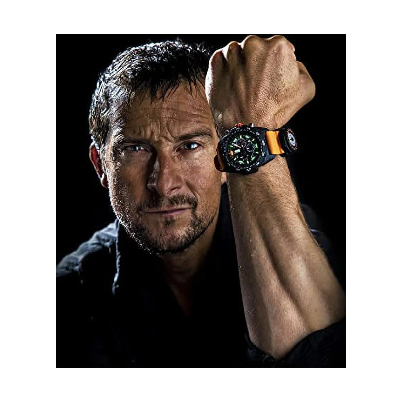 Luminox Bear Grylls Mens Watch Survival Master Series - 3749: 45mm Black/Orange Stainless Steel Swiss Made 300 M Water Resistance - Radiant Selections