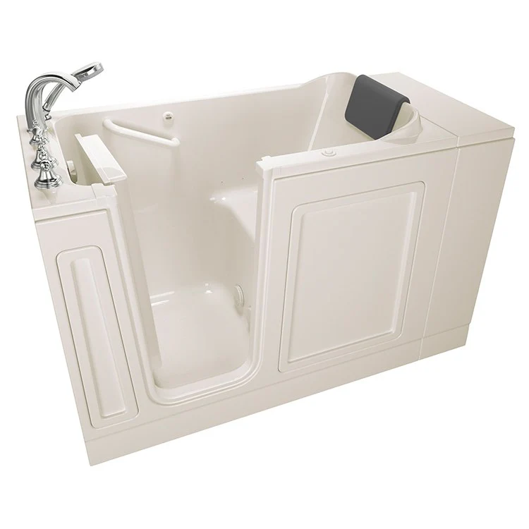 3051 Series 30"W x 51"L Acrylic Walk-In Air Spa Bathtub with Left-Hand Drain/Faucet