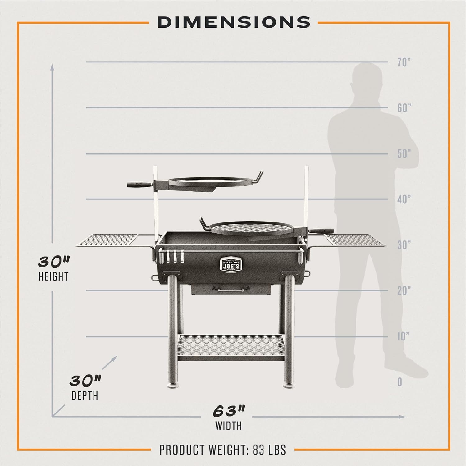 Char-Broil Oklahoma Joe's Firecraft Series Barrel Charcoal Grill - 23302166