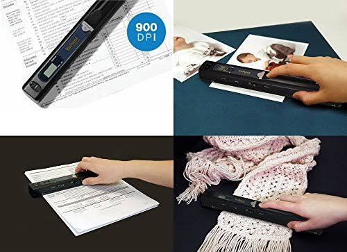 Vupoint PDS-ST415-VPS Magic Wand Portable Scanner (900 dpi Version) - Black