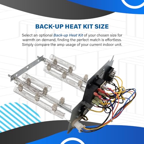 ACiQ 13.4 SEER2 3 Ton Heat Pump Packaged Unit System w/Additional Kit and Back-up Heat Kit of Choice | Multi-positional Orientation Configuration
