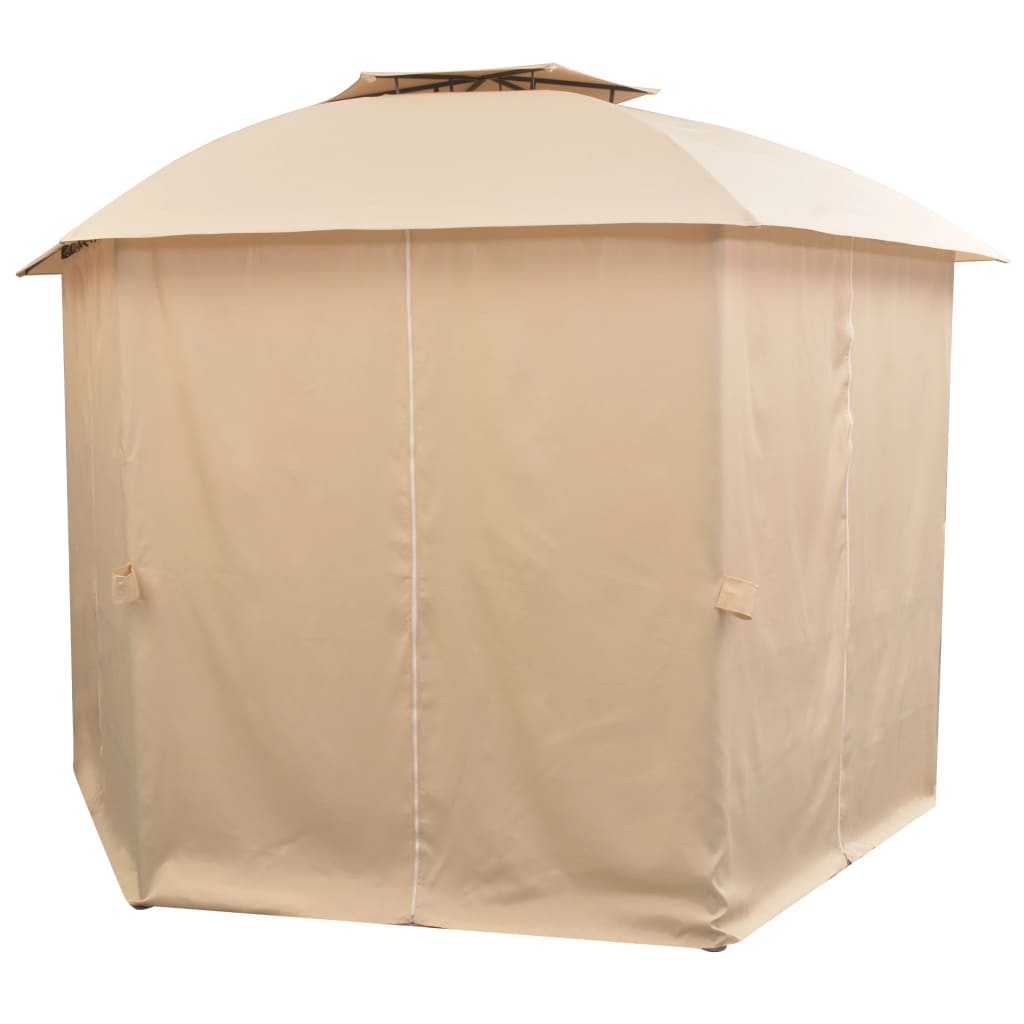 Buyweek Garden Marquee Pavilion Tent with Curtains 11' 9"x8' 8"