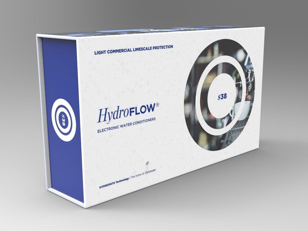 HydroFLOW S38 | Alternative to a Water Softener | Descaler for Standard Size Homes | Fits Pipes Up to 1.5 OD