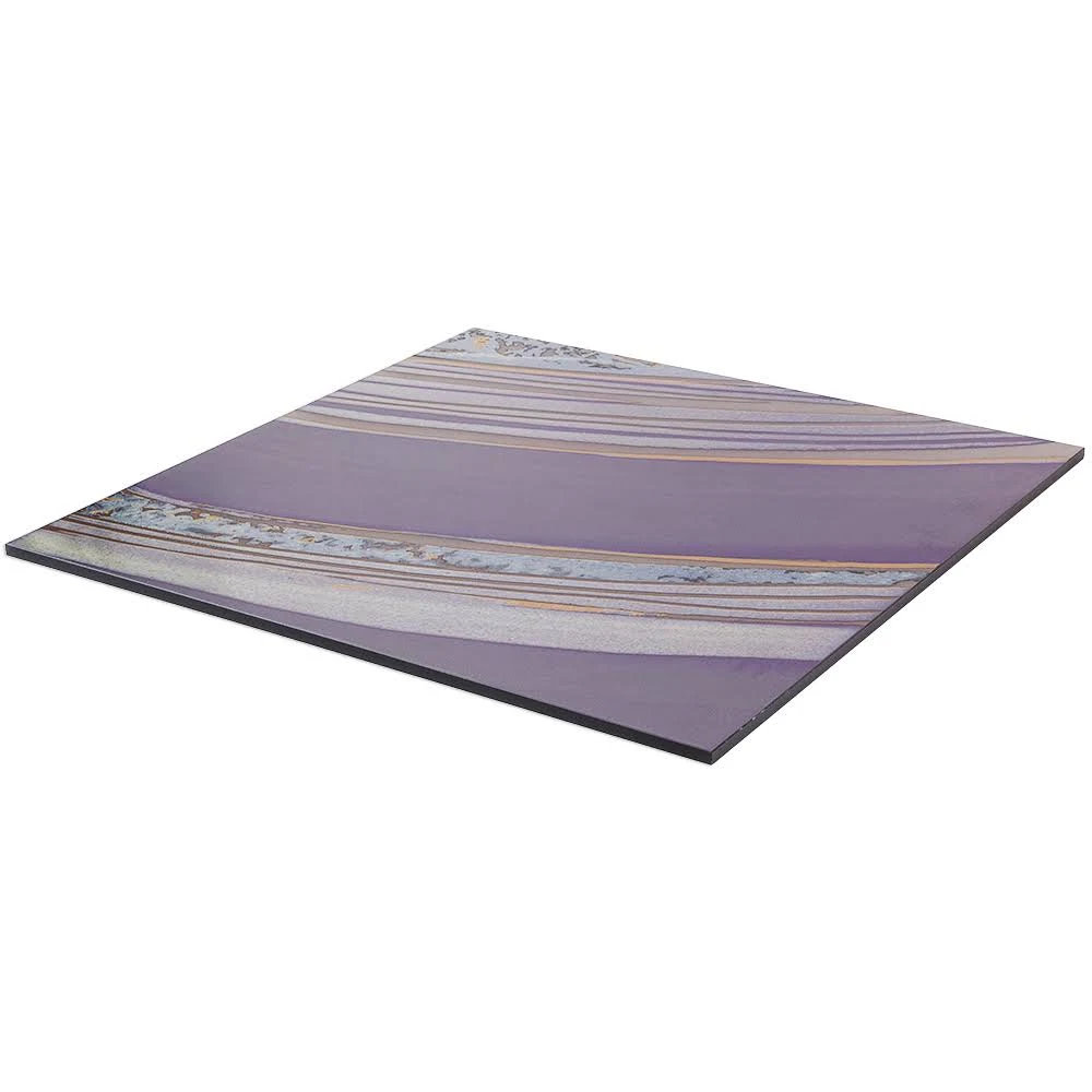 Mica 23.5x22 x 23.5x22 Porcelain Patterned Floor Use Tile Ivy Hill Tile Purple