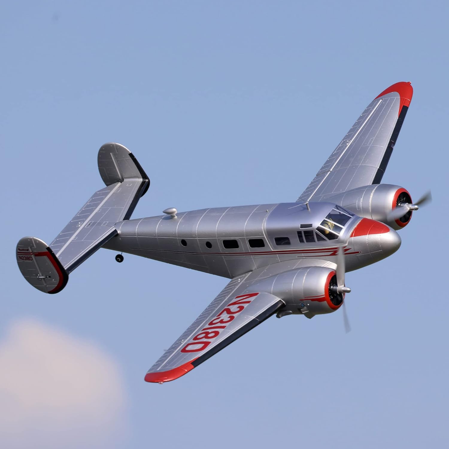 E-flite Twin Beechcraft D18 1.5m PNP EFL106275 Airplanes P&P Electric