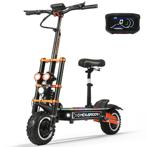 Adults Electric Scooter 6000W Dual Motor Up to 58 mph, 60 Miles Range, 60V35Ah Battery