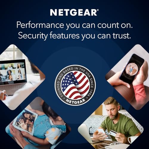 NETGEAR Orbi Whole Home Tri-Band WiFi 6 Mesh Network System (RBK663) &ndash; Router with 2 Satellite Extenders, Security Features, Coverage up to 6