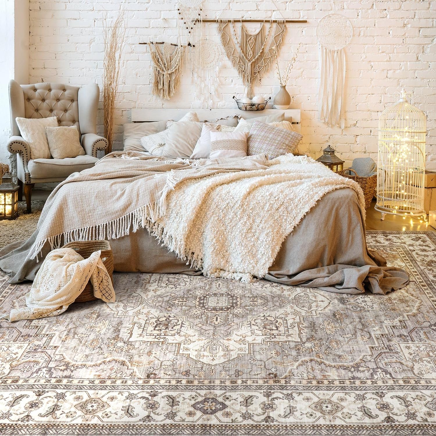 Washable Area Rugs for Living Room