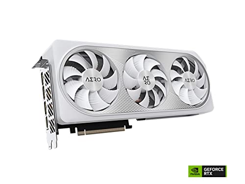 GIGABYTE GeForce RTX 5070 Ti AERO OC 16G Graphics Card, 16GB 256-bit GDDR7, PCIe 5.0, WINDFORCE Cooling System, GV-N507TAERO OC-16GD Video Card