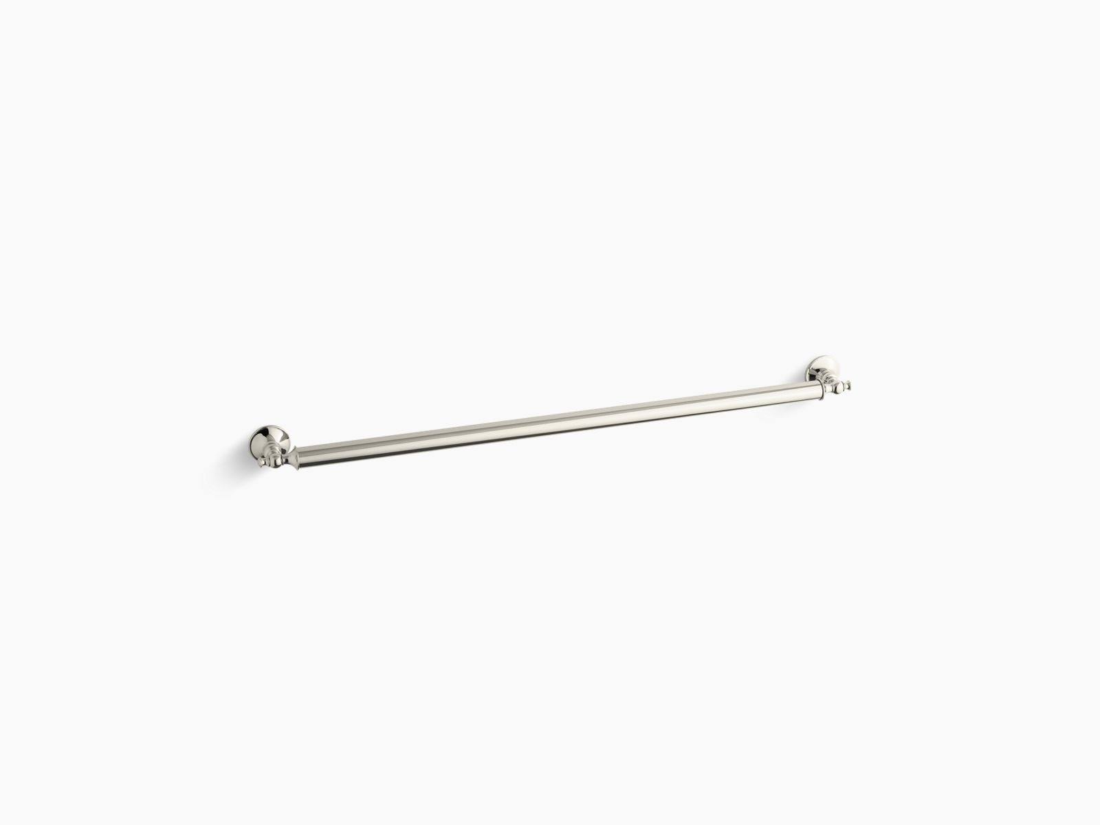 KOHLER K-11875-SN Traditional 36 In. Grab Bar, Vibrant Polished Nickel