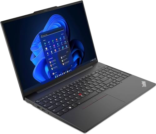 Lenovo ThinkPad E16 Business Laptop (16" FHD+ Display, AMD Ryzen 7 7730U (> Intel i7-1255U), 16GB RAM, 512GB SSD) Fingerprint, Backlit, FHD Webcam
