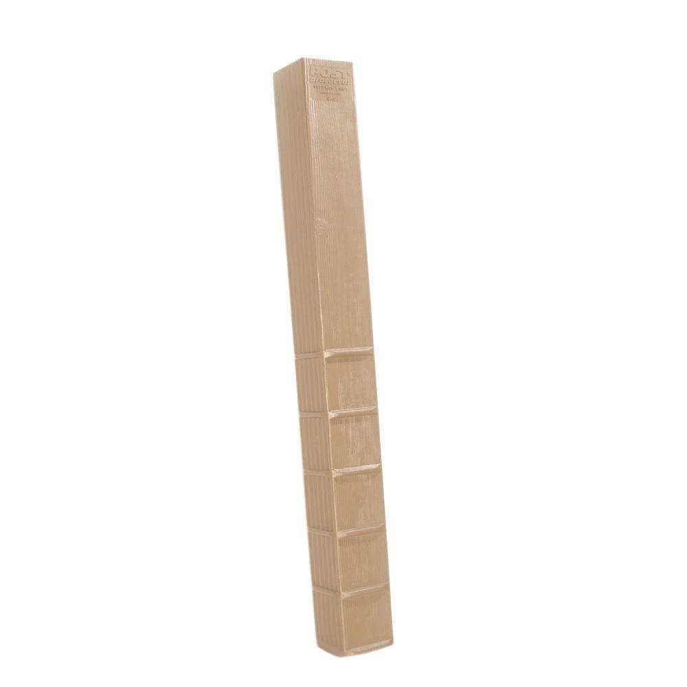 Post Protector 6 pc. 6 in. x 6 in. x 60 in. In-Ground Post Decay Protection, 6660C6