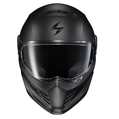 ScorpionEXO Covert FX Full Face Adult Motorcycle Helmet Street Fighter Style with Bluetooth Ready Speaker Pockets DOT ECE 22.06 Approved Unisex
