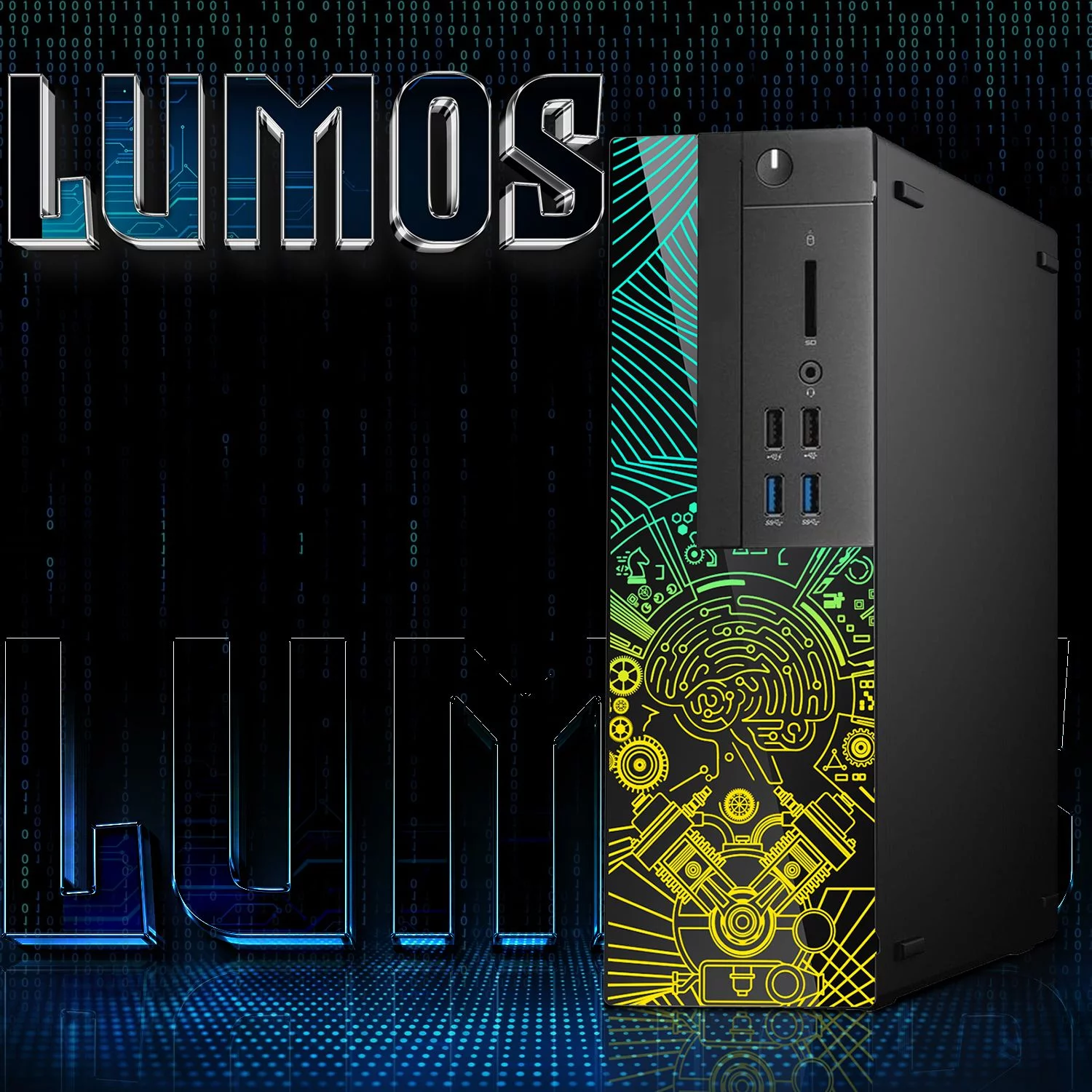 Restored Lumos 8 Gaming Desktop PC, Intel Core i5, 16GB RAM, 512GB SSD, GT 1030 2GB DDR5 Graphics Card, 22 inch 75hz Monitor