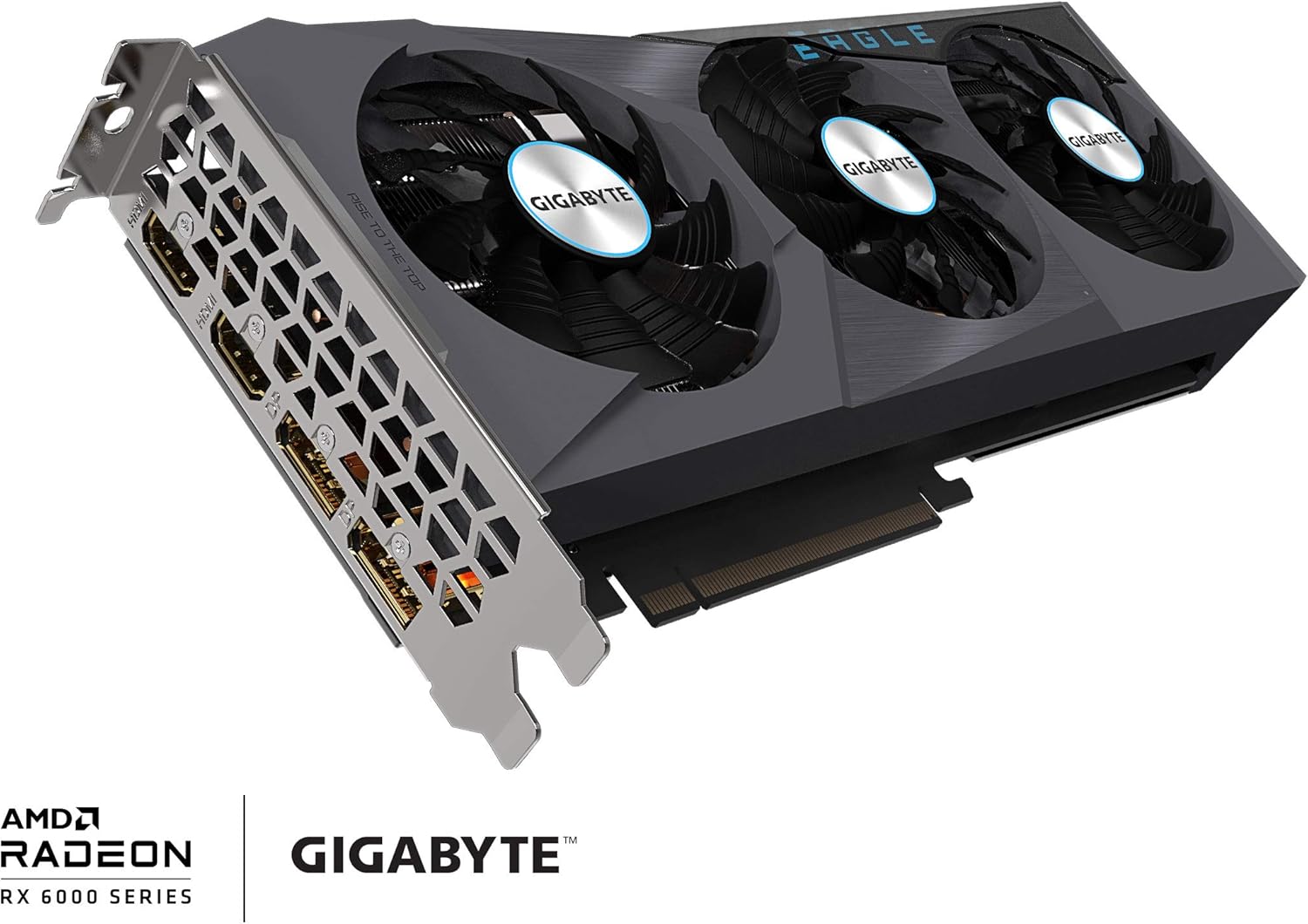 Radeon RX 6700 XT Eagle 12G Graphics Card, WINDFORCE 3X Cooling System, 12GB 192-bit GDDR6, GV-R67XTEAGLE-12GD Video Card