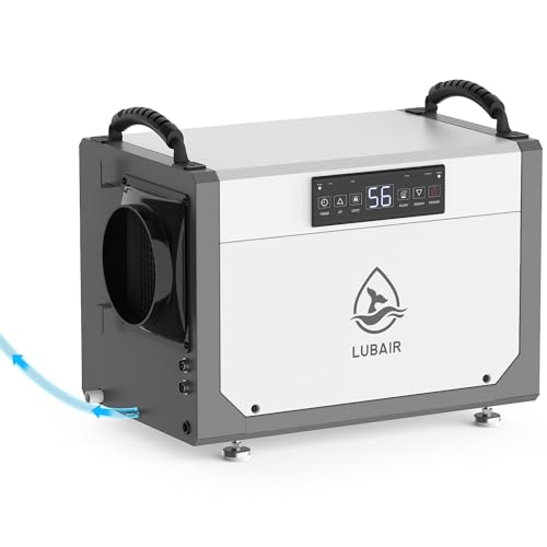 113 pint Crawl Space Dehumidifier with Pump for Basement,Commercial Dehumidifiers with Drain Hose,Industrial Dehumidifier for Large Space,Whole House
