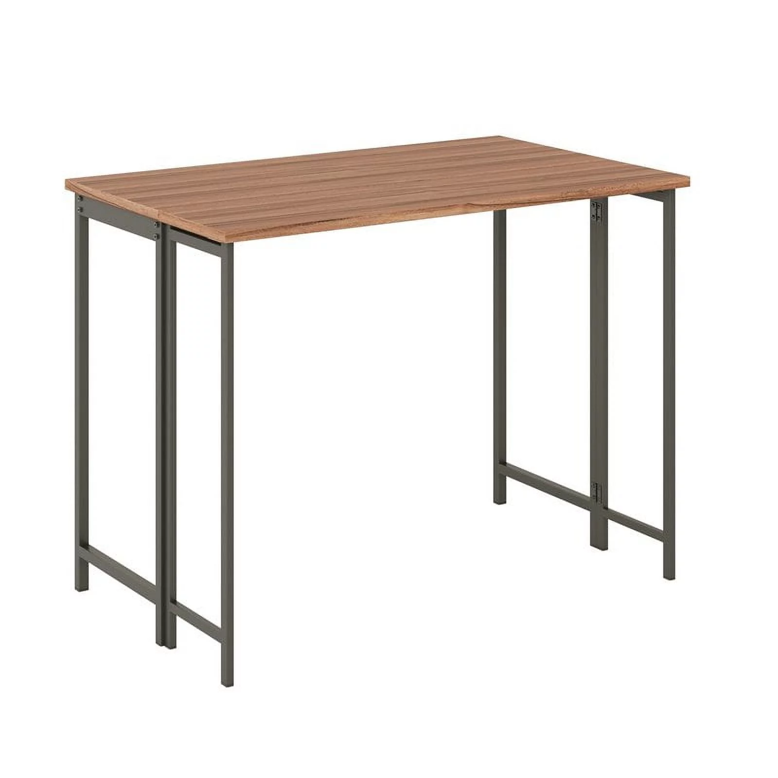 Sauder North Avenue Engineered Wood Table with Drop Leaf in Sindoori Mango/Brown