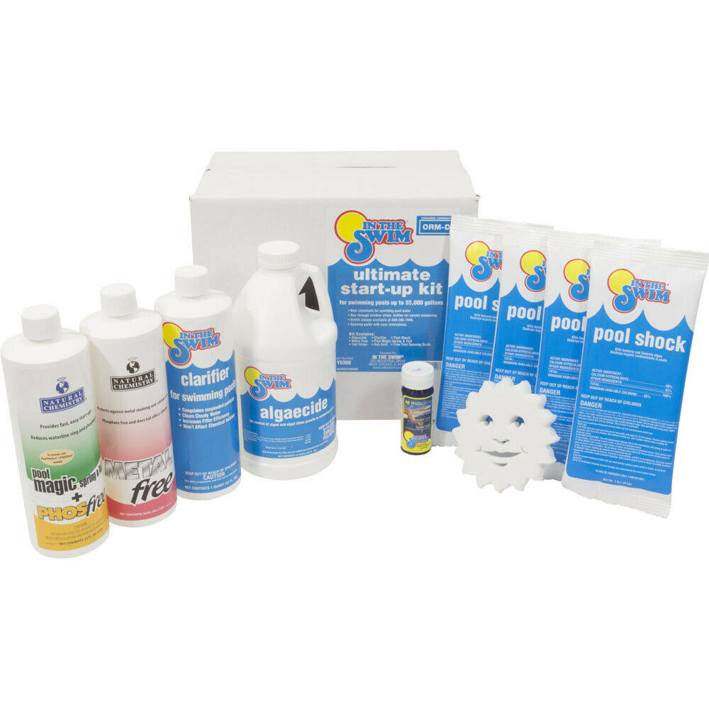Up to 35,000 Gallons Ultimate Pool Chemical Start-Up Kit