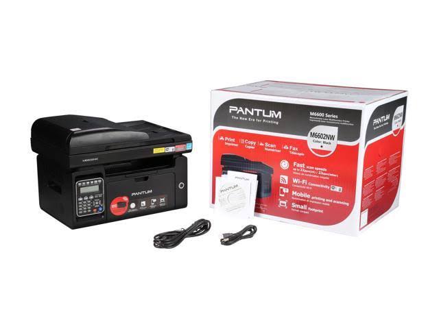 Pantum M6602NW Up to 23 PPM Monochrome Network / Wireless All-in-One Laser Printer