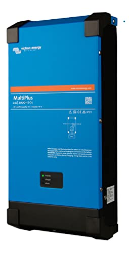 Victron Energy MultiPlus Pure Sine Wave Inverter Charger for 80 amp Battery, 2000VA 12-Volt