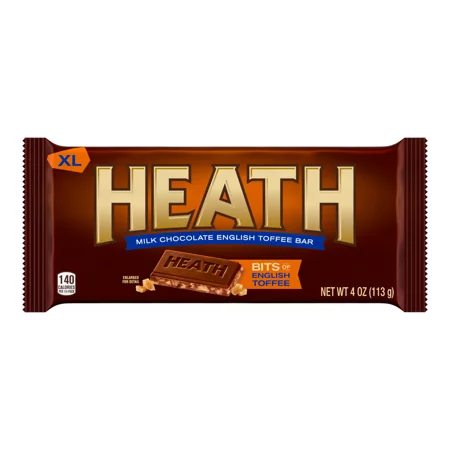 Heath Extra Large English Toffee Candy Bar - 4.0 Oz (Pack of 48)