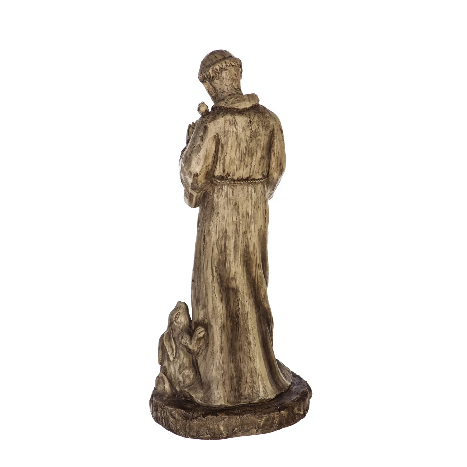 Evergreen 37"H St. Francis Garden Statuary- Fade and Weather Resistant Outdoor Decor