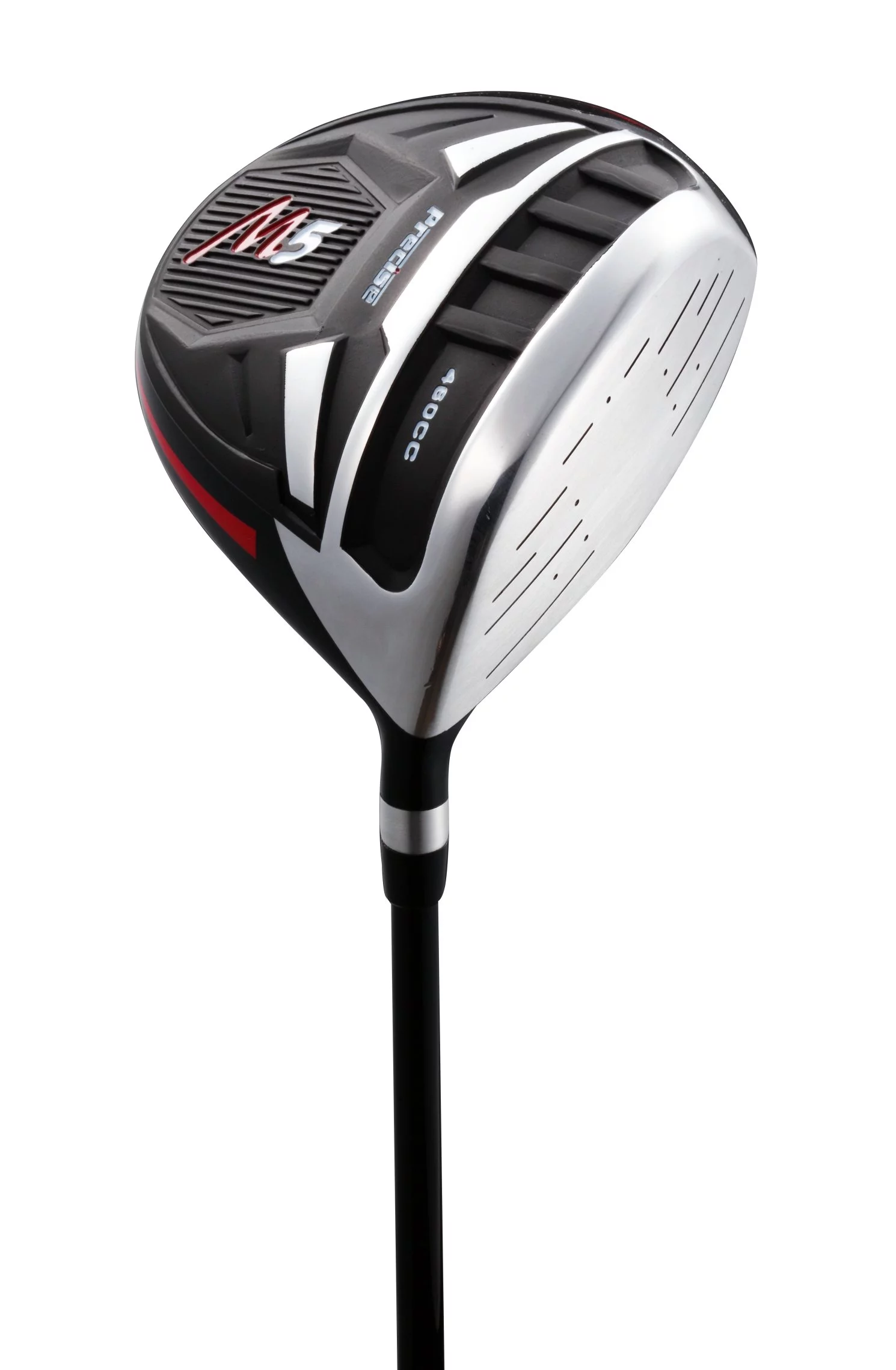 Precise Naturals M5 Men's Complete Golf Clubs Package Set, Black and Grey