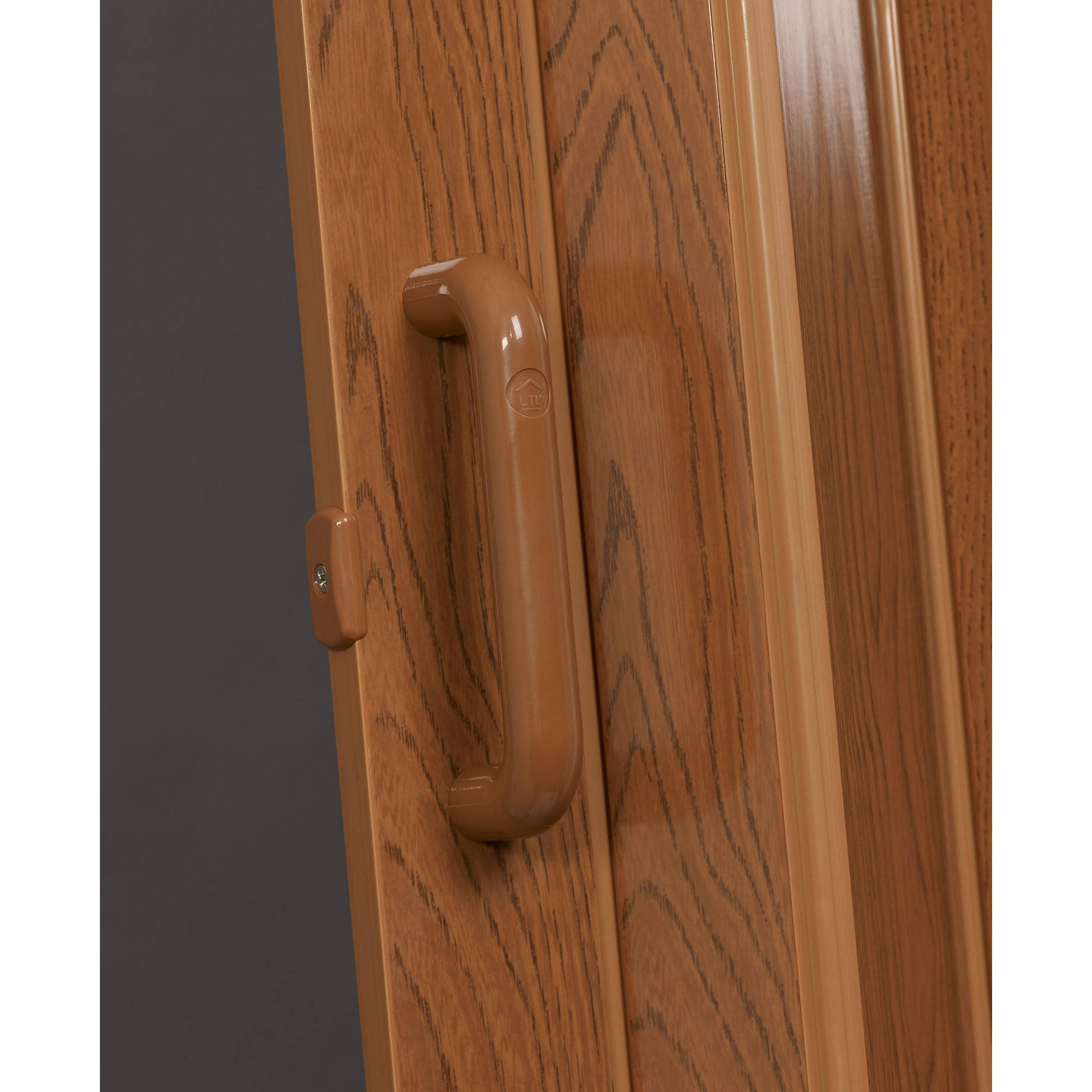 Spectrum 48 inch x 80 inch Folding Door in Pecan Brown