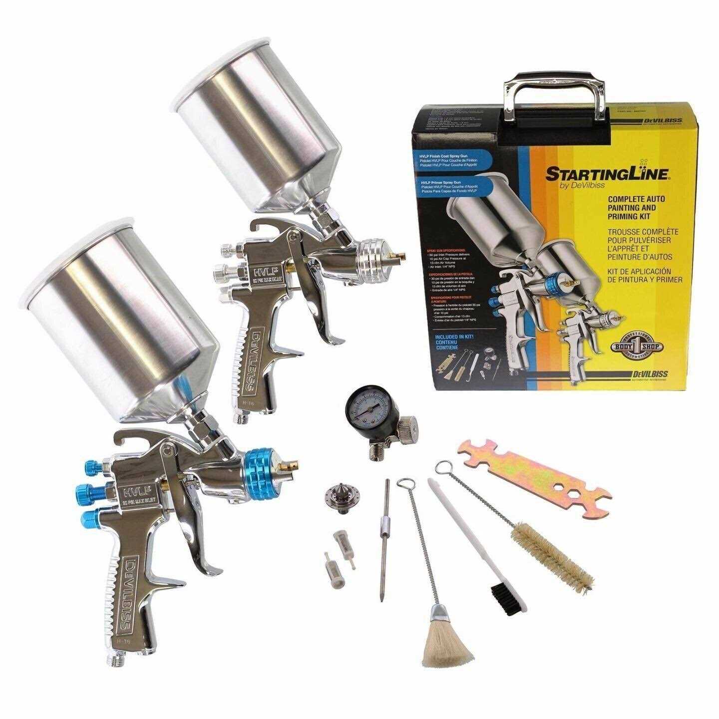 DeVilbiss StartingLine 802343 Gravity Feed Paint Spray Gun - Shop Hardware Tools Online Store