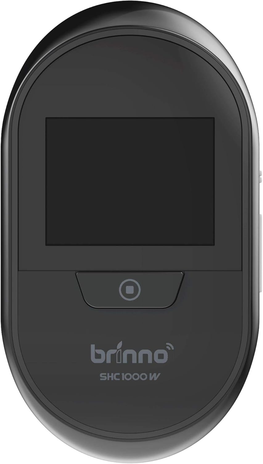 Brinno Duo Front Door Peephole Camera SHC1000W - Smart Home Security System with Mobile and Live Feed - Dual Image Storage with Data Privacy